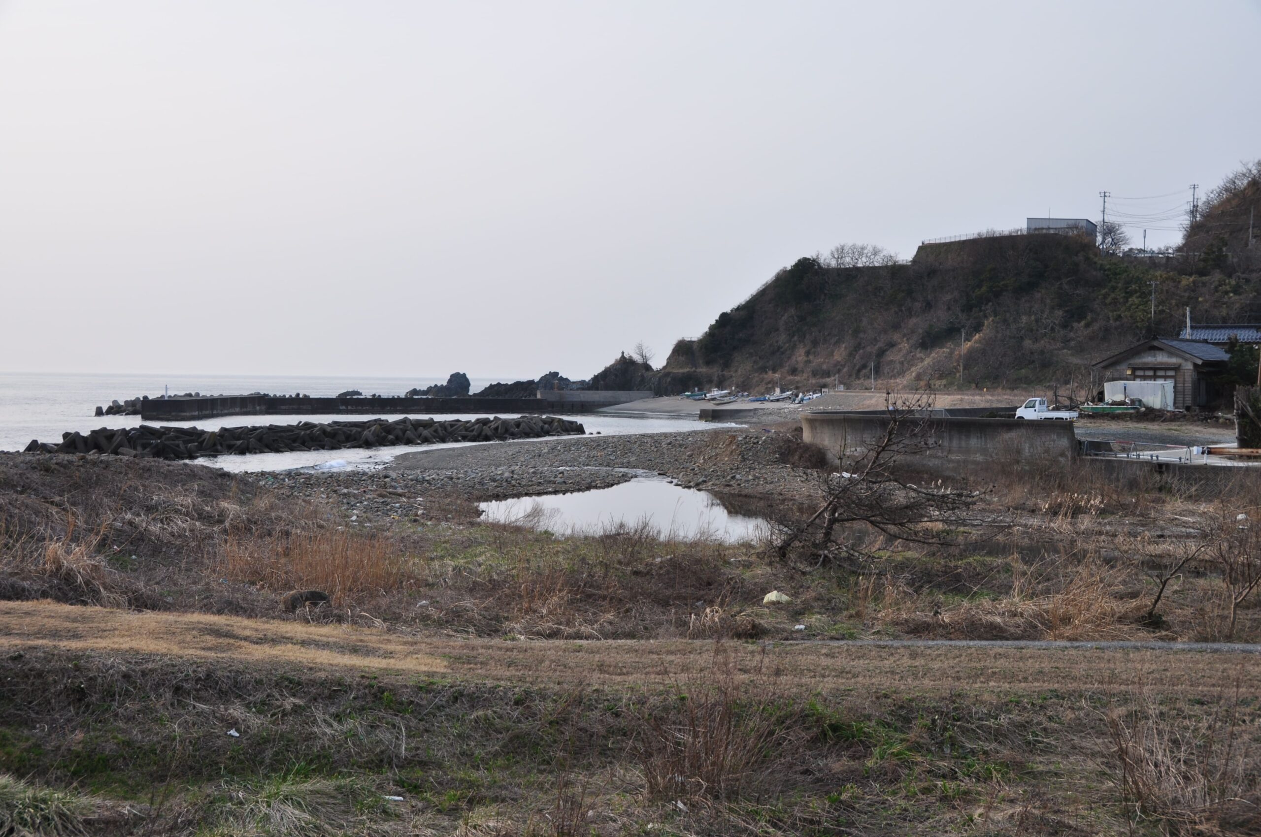 西三川漁港局部改良工事の画像