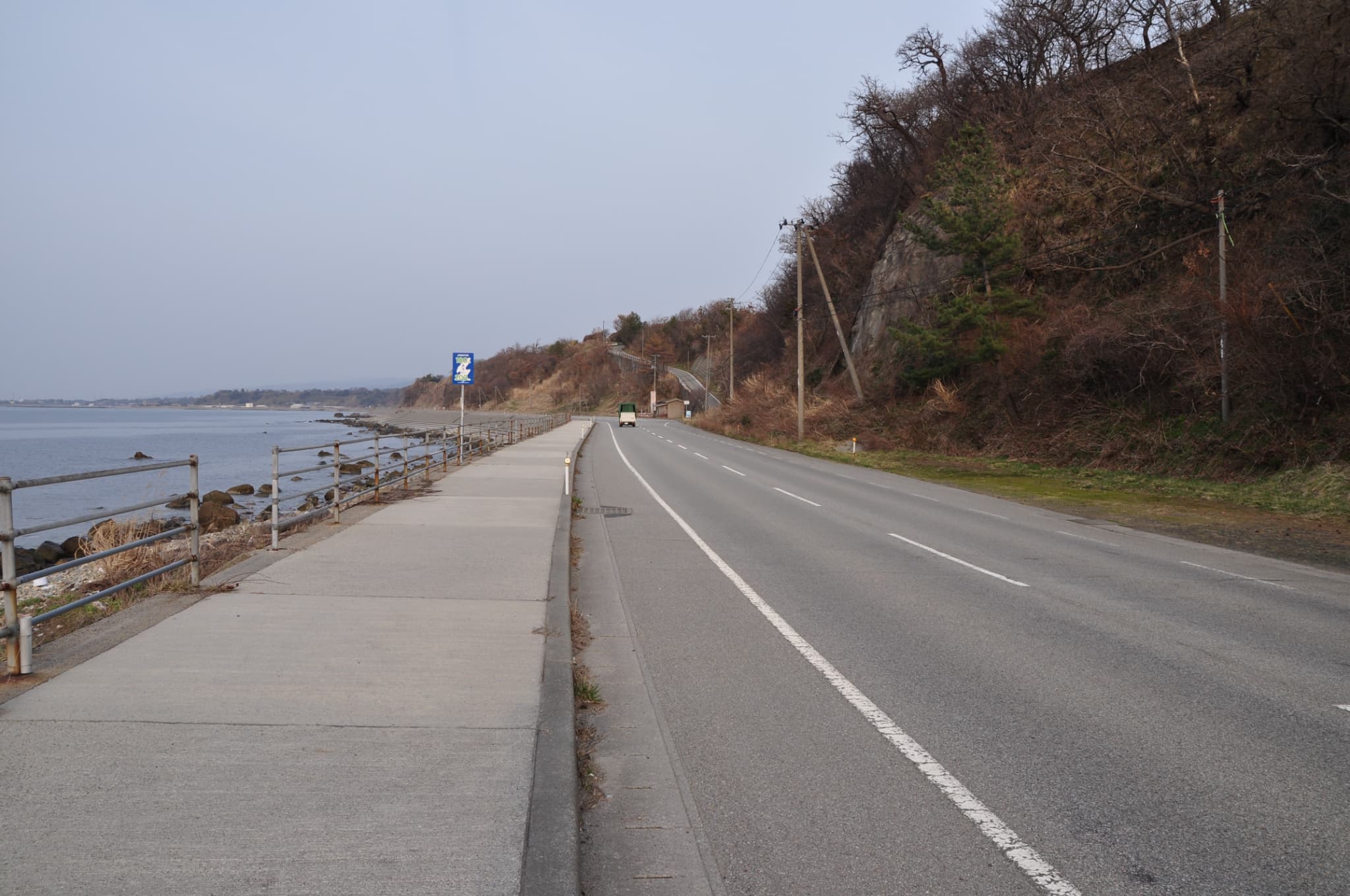 曰350号離島一般国道改築 道路改良工事 長浜区間の画像