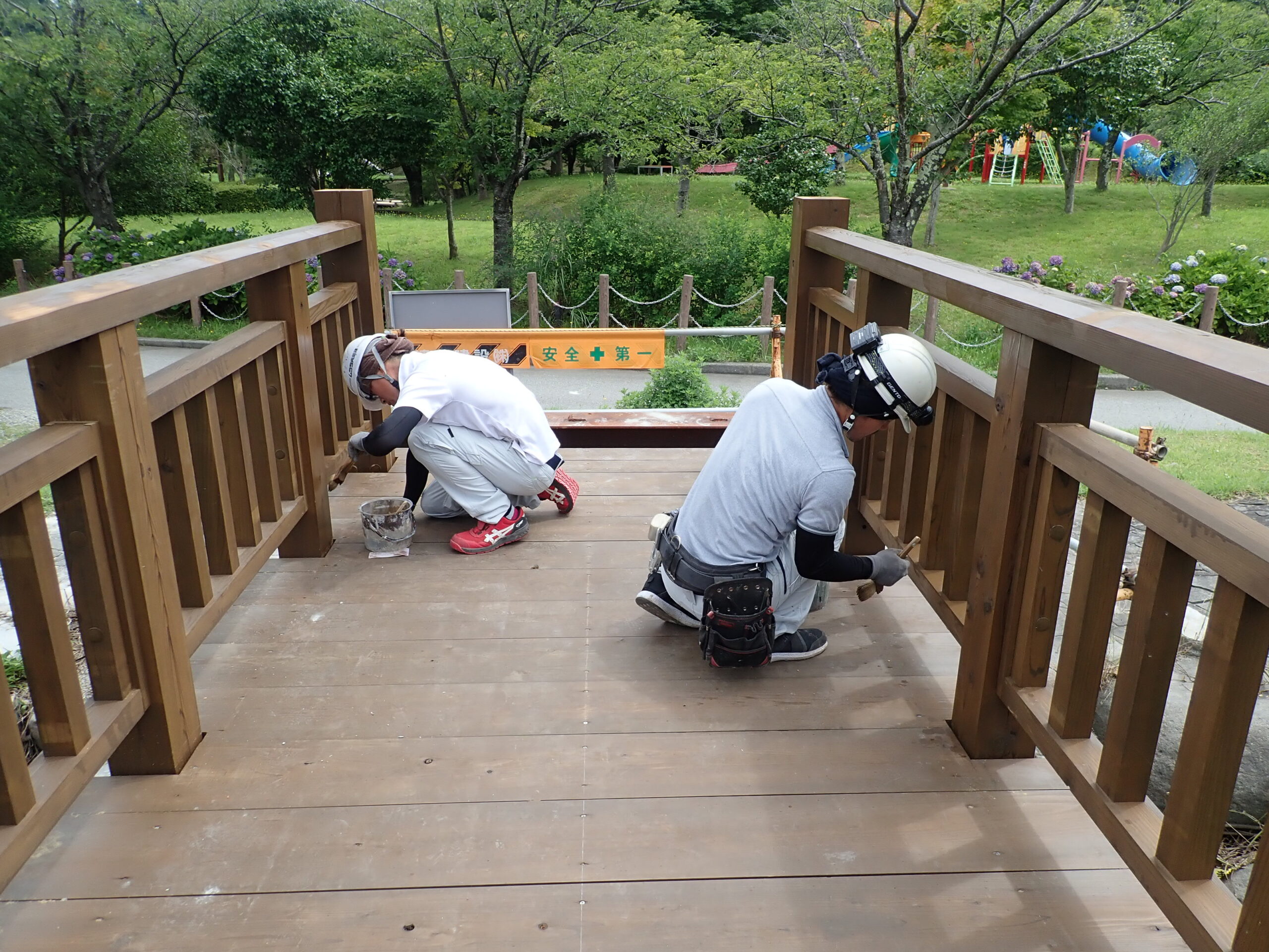 佐建道工 第４－１号　真野公園 橋梁整備工事の画像